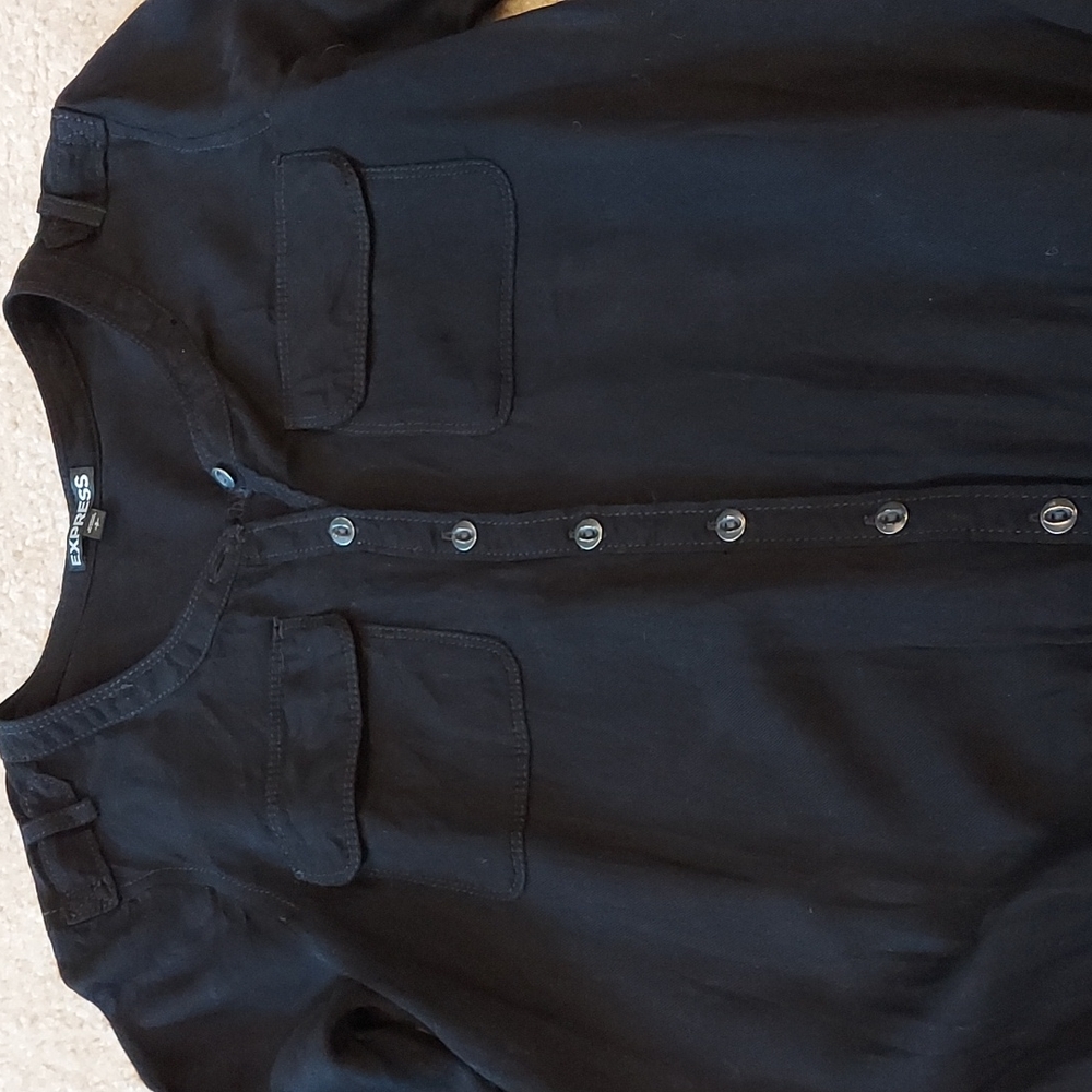 Express Convertible Sleeve Patch Pocket Romper Sp - image 4